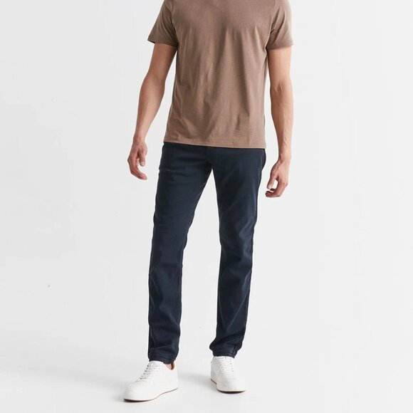 Du/er Other - DU/ER No Sweat Slim Navy Pants